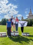 Сотрудница МНОИ Е.А. Слободкина - победитель в дистанции на 600 м Спартакиады по легкой атлетике среди сотрудников МГУ