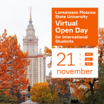 November 21, 2021 — Virtual Open Day for International Students
